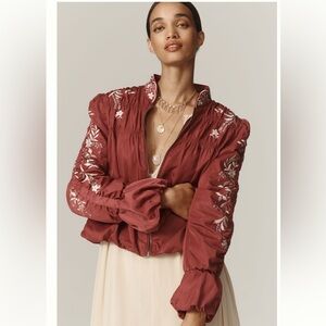 ANTHROPOLOGIE NWT EMBROIDERED JACKET ⚡️
